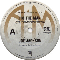 Joe Jackson I'm The Man USED VINYL 7INCH 45 RPM SINGLE