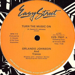 Orlando Johnson & Trance Turn The Music On VINYL 12" USED