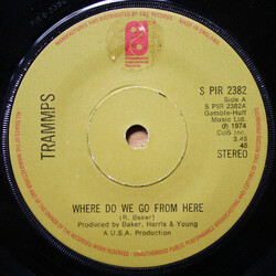 The Trammps Where Do We Go From Here / Shout USED VINYL 7INCH 45 RPM STEREO