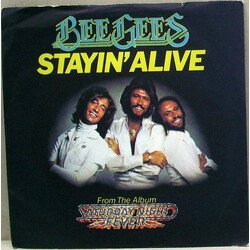 Bee Gees Stayin' Alive USED VINYL 7INCH 45 RPM SINGLE