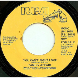 Family Affair (9) You Can't Fight Love VINYL 7" USED