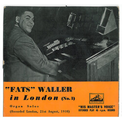 Fats Waller "Fats" Waller In London (No. 1) USED VINYL 7INCH 45 RPM EP