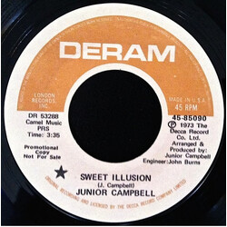 Junior Campbell Sweet Illusion / Ode To Karen USED VINYL 7INCH SINGLE PROMO 45 RPM