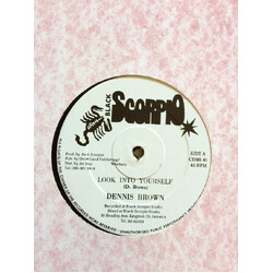 Dennis Brown Look Into Yourself USED VINYL 12INCH 45 RPM