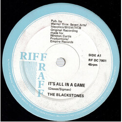 The Blackstones It's All In A Game / Hypocrite USED VINYL 12INCH 45 RPM