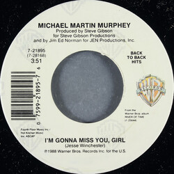 Michael Martin Murphey I'm Gonna Miss You Girl / Talkin To The Wrong Man USED VINYL 7INCH 45 RPM