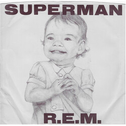 R.E.M. Superman USED VINYL 7INCH SINGLE 45 RPM PROMO