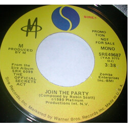 M (2) Join The Party USED VINYL 7INCH 45 RPM PROMO
