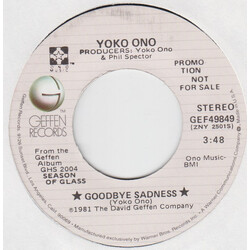 Yoko Ono Goodbye Sadness USED VINYL 7INCH PROMO