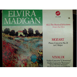 Wolfgang Amadeus Mozart / Antonio Vivaldi Elvira Madigan - All The Musical Selections From The Film (Mozart & Vivaldi) Vinyl LP USED