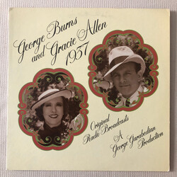 George Burns / Gracie Allen George Burns and Gracie Allen 1937 Original Radio Broadcasts Vinyl LP USED
