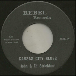 John & Ed Strickland Kansas City Blues / Rebel Beat USED VINYL 7INCH 45 RPM SINGLE MONO