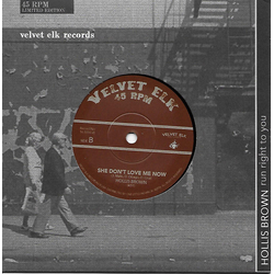 Hollis Brown (2) Run Right To You / She Don't Love Me Now Vinyl 7" USED