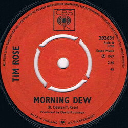 Tim Rose Morning Dew USED VINYL 7INCH 45 RPM SINGLE