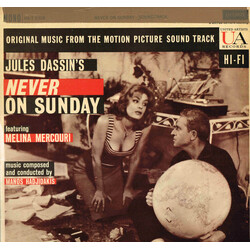 Manos Hadjidakis / Melina Mercouri Never On Sunday (Original Sound Track Music) Vinyl LP USED