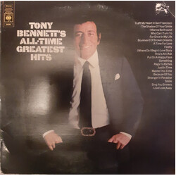 Tony Bennett Tony Bennett's All Time Greatest Hits Vinyl LP USED