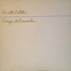 Scritti Politti Songs To Remember Vinyl LP USED