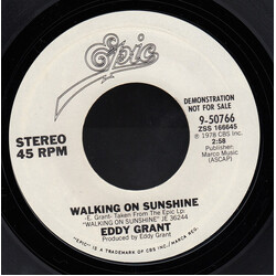 Eddy Grant Walking On Sunshine USED VINYL 7INCH 45 RPM PROMO STYRENE