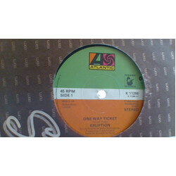 Eruption (4) One Way Ticket USED VINYL 7INCH SINGLE 45 RPM