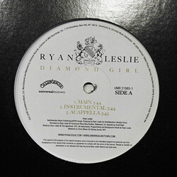 Ryan Leslie Diamond Girl Vinyl 12" USED
