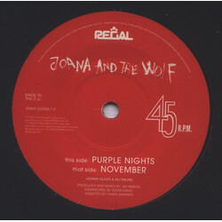 Joana And The Wolf Purple Nights Vinyl 7" USED