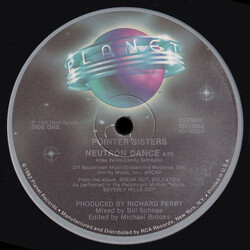 Pointer Sisters Neutron Dance Vinyl 12" USED