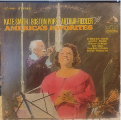 Kate Smith (2) / The Boston Pops Orchestra / Arthur Fiedler America's Favorites Vinyl LP USED