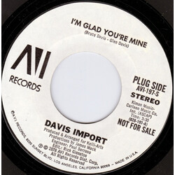 Davis Import I'm Glad You're Mine - Starchild USED VINYL 7INCH PROMO