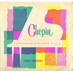 Frédéric Chopin / Sergio Fiorentino Complete Etudes Vol.1 Vinyl LP USED