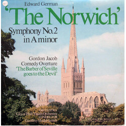 Edward German / Hull Youth Symphony Orchestra / Geoffrey Heald-Smith 'The Norwich' Symphony No.2 In A Minor Vinyl LP USED