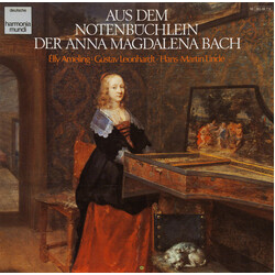 Elly Ameling / Gustav Leonhardt / Hans-Martin Linde Aus Dem Notenbüchlein Der Anna Magdalena Bach Vinyl LP USED