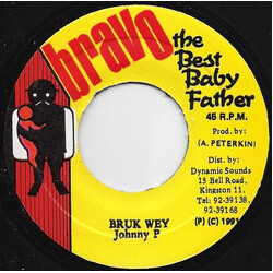 Johnny P Bruk Wey USED VINYL 7INCH 45 RPM