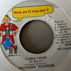 Anthony Red Rose Familyman Vinyl 7" USED