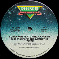 Hamilton Bohannon / Caroline Crawford Foot Stompin' In The Summertime USED VINYL 12INCH