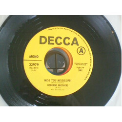The Osborne Brothers Miss You Mississippi USED VINYL 7INCH 45 RPM PROMO