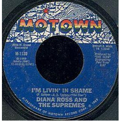 The Supremes I'm Livin' In Shame Vinyl 7" USED
