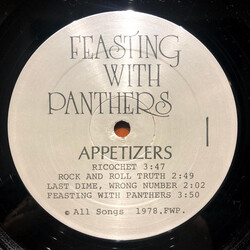 Appetizers Feasting With Panthers USED VINYL 12INCH TEST PRESSING