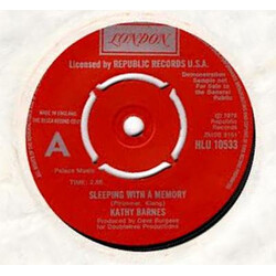 Kathy Barnes Sleeping With A Memory / I Hang My Head & Cry USED VINYL 7INCH 45 RPM SINGLE PROMO