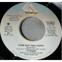 Tycoon (3) Turn Out The Lights USED VINYL 7INCH 45 RPM PROMO