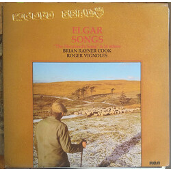 Sir Edward Elgar / Brian Rayner Cook / Roger Vignoles Elgar Songs "The Shepherd's Song" & 14 Others Vinyl LP USED