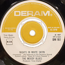 The Moody Blues Nights In White Satin Vinyl 7" USED