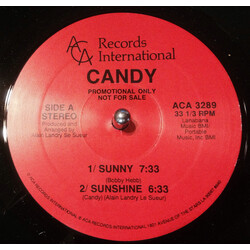 Candy Sunny USED VINYL 12INCH SINGLE PROMO