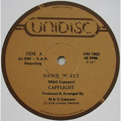 Capflight Dance 'N Fly USED VINYL 12INCH SINGLE SIDED