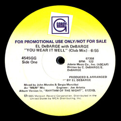 El DeBarge / DeBarge You Wear It Well USED VINYL 12INCH 33 S RPM PROMO