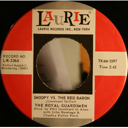 The Royal Guardsmen Snoopy Vs. The Red Baron USED VINYL 7INCH SINGLE 45 RPM