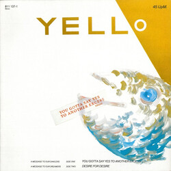 Yello You Gotta Say Yes To Another Excess USED VINYL 12INCH 45 RPM MAXI-SINGLE