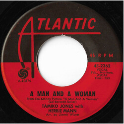 Tamiko Jones / Herbie Mann A Man And A Woman / Sidewinder USED VINYL 7INCH 45 RPM SINGLE