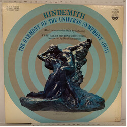 Festival Symphony Orchestra / Paul Hindemith The Harmony Of The Universe Symphony (1951) (Die Harmonie Der Welt Symphonie) Vinyl LP USED