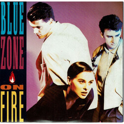 Blue Zone (4) On Fire USED VINYL 7INCH 45 RPM SINGLE