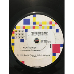 Glass Tiger Thin Red Line USED VINYL 7INCH 45 RPM SINGLE